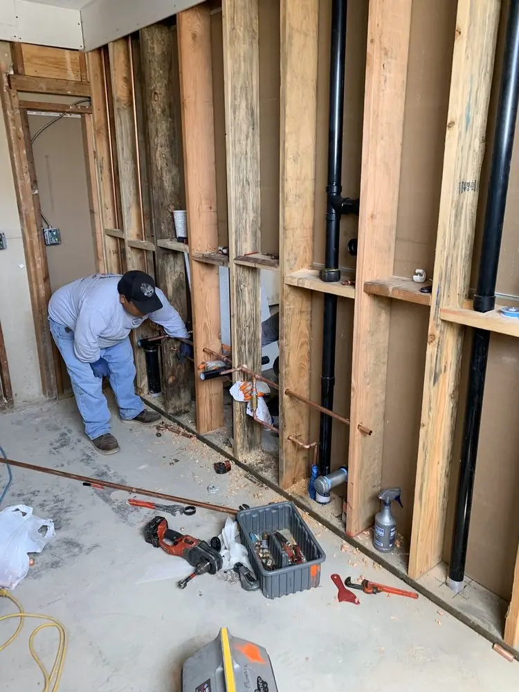 Commercial rough-in plumbing for Commercial Plumbing in Brookwood Village